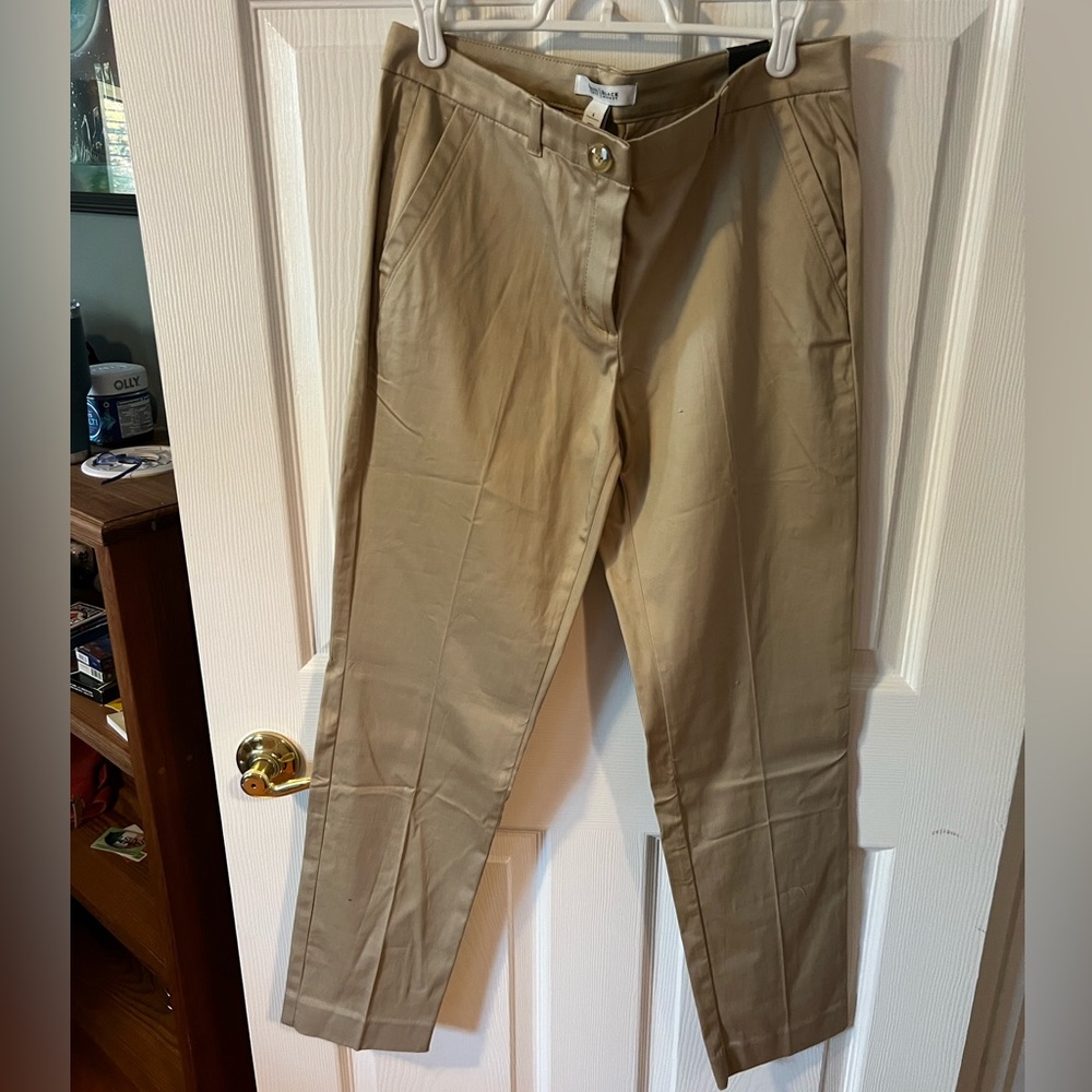 NWT White House Black Market Rolled Cuff Slim Chino